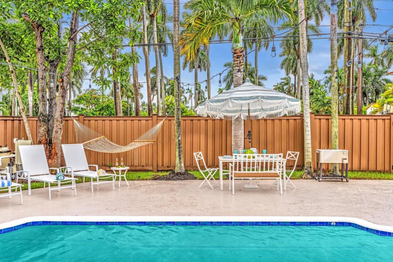 Tropical Oasis With Pool 10 Mins Airport & 5 Mins Beach Hollywood Exterior photo