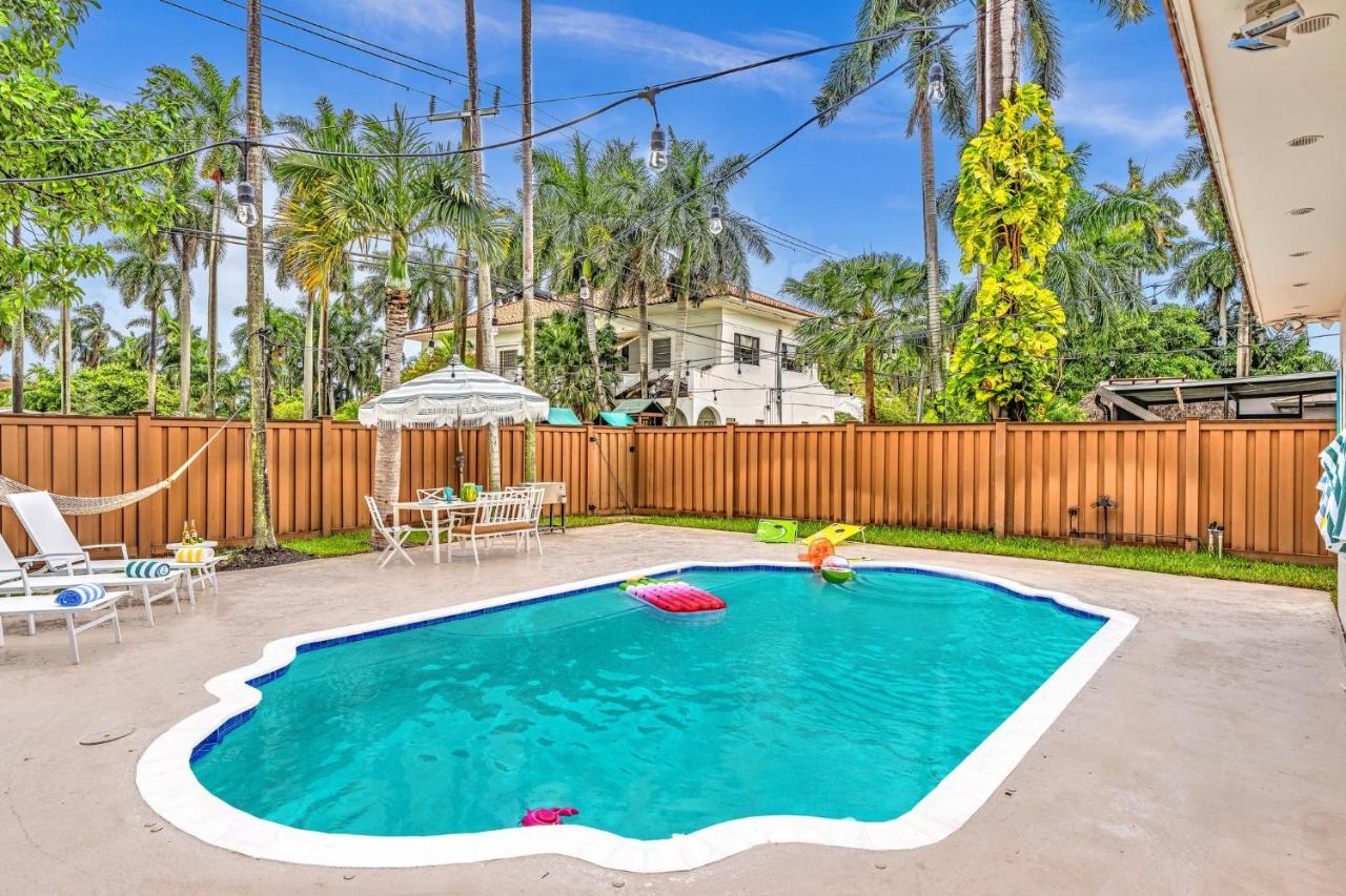 Tropical Oasis With Pool 10 Mins Airport & 5 Mins Beach Hollywood Exterior photo