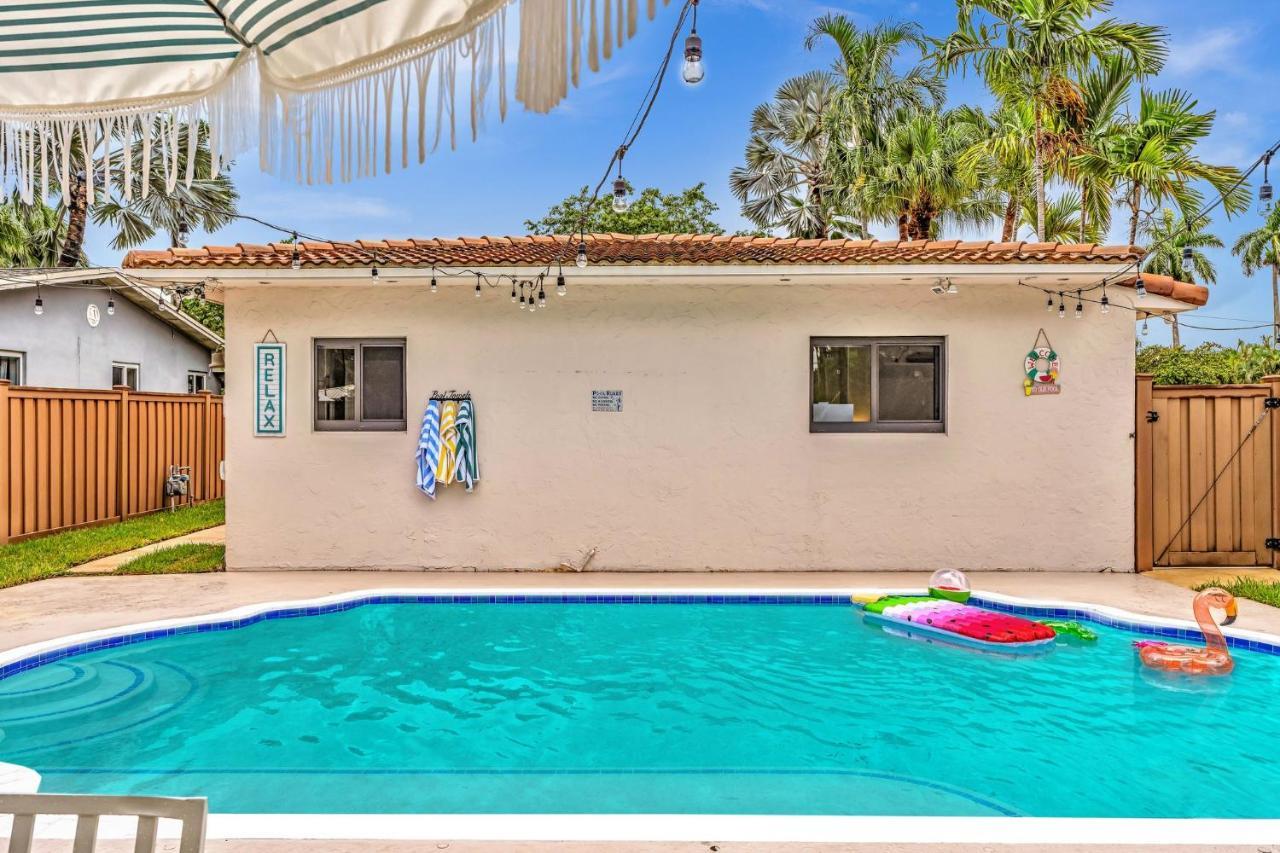 Tropical Oasis With Pool 10 Mins Airport & 5 Mins Beach Hollywood Exterior photo