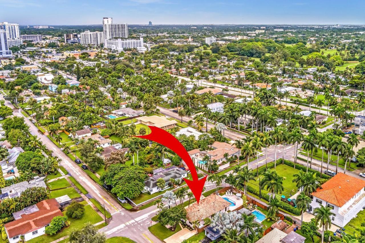 Tropical Oasis With Pool 10 Mins Airport & 5 Mins Beach Hollywood Exterior photo